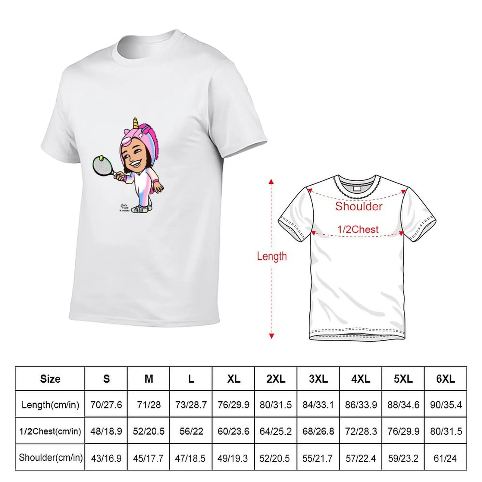 Iga Swiatek Volley Wall Unicorn T-Shirt man t shirts cotton man t shirt cotton cotton t shirt pack T-Shirt