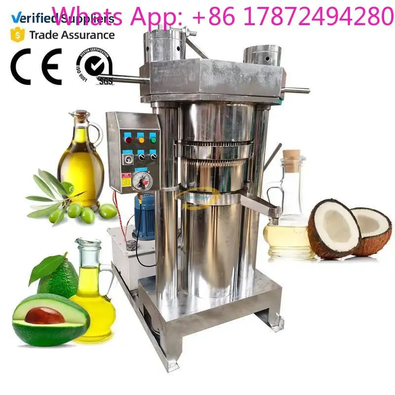 Sesame Pepper Corn Germ Sacha Inchi Walnut Olive Ademia Nut Al Avocado Cocnut Cocoa Hydraulic Oil Press Hine