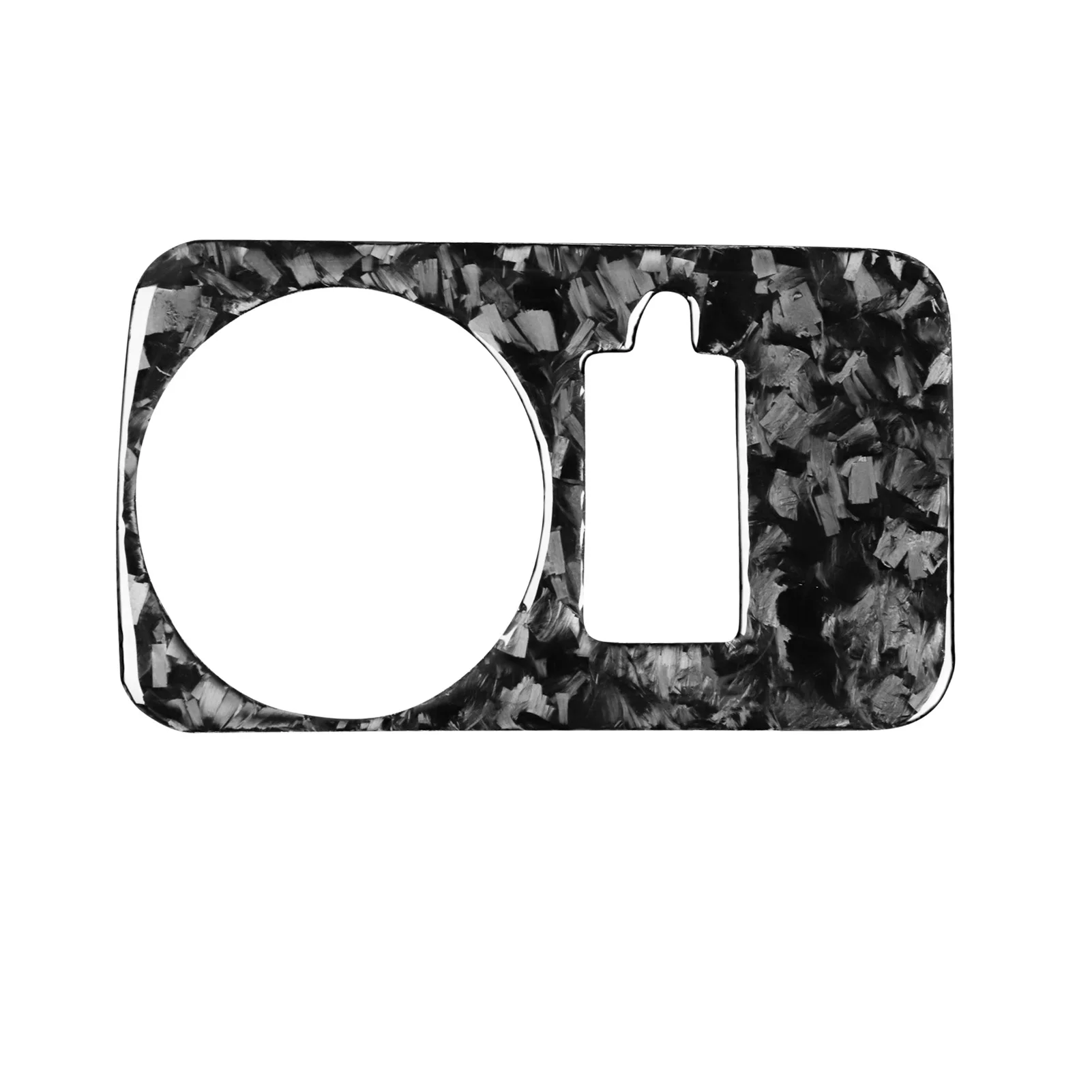 For Ford Mustang 2005-2009 Forged Carbon Fiber Headlight Switch Control Panel Frame Decorative Car Interior Accessory Stickers