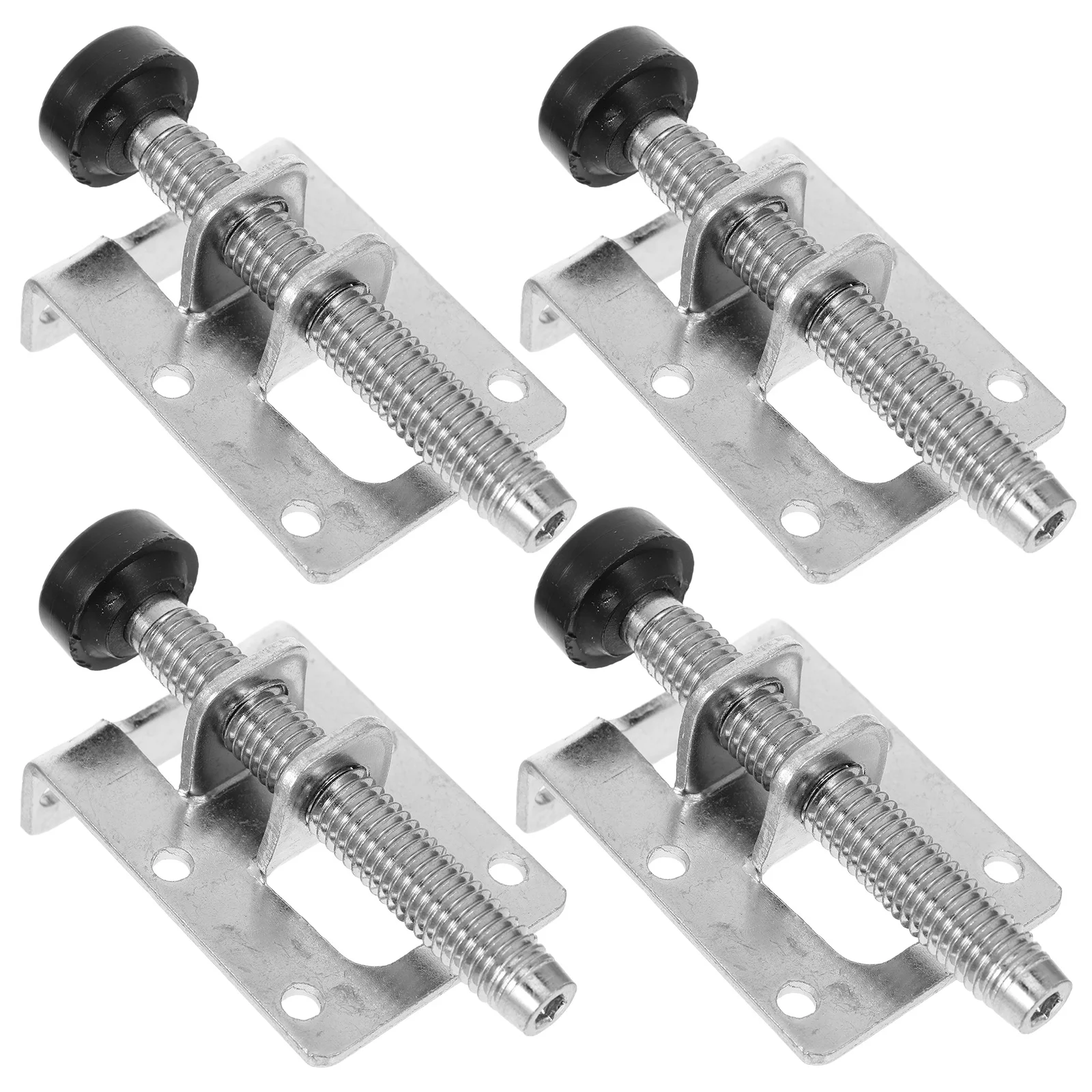 

4 Pcs Furniture Adjustable Foot Pads Chair Feet Glide Cabinet Silver Heightening