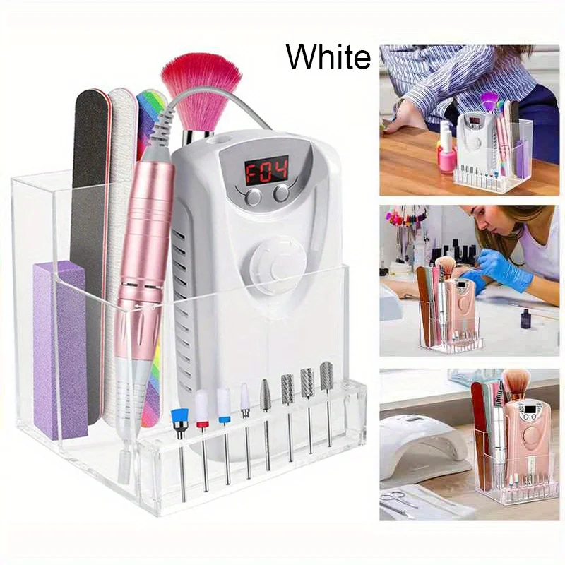 Nail Drill Bits Holder Display Clear Nail Display Box