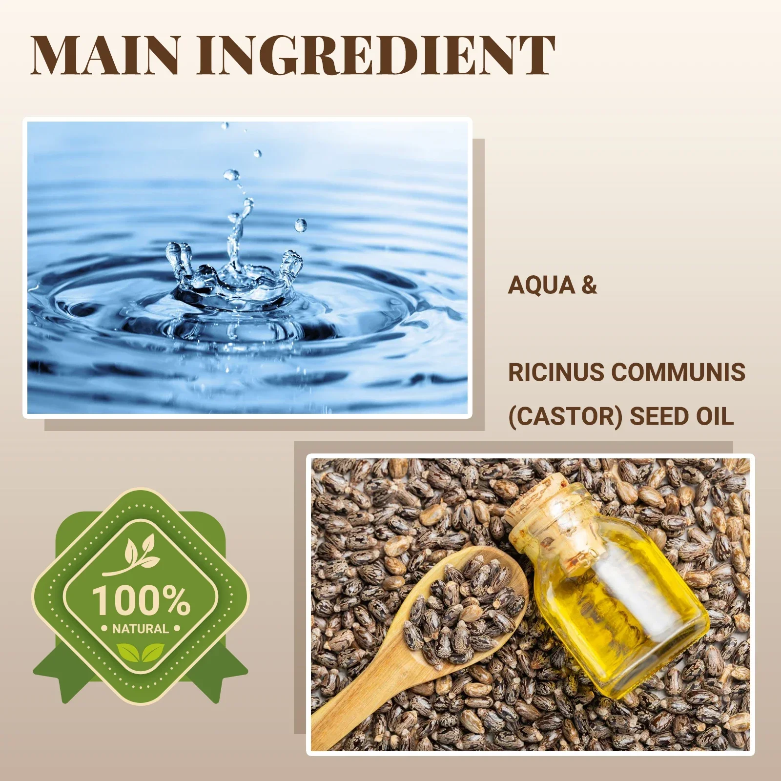 زيت الخروع النقي 100% 200 مل - لنمو الشعر والرموش والحواجب وعلاج الترطيب لتقوية وإصلاح الأطراف المتقصفة #4