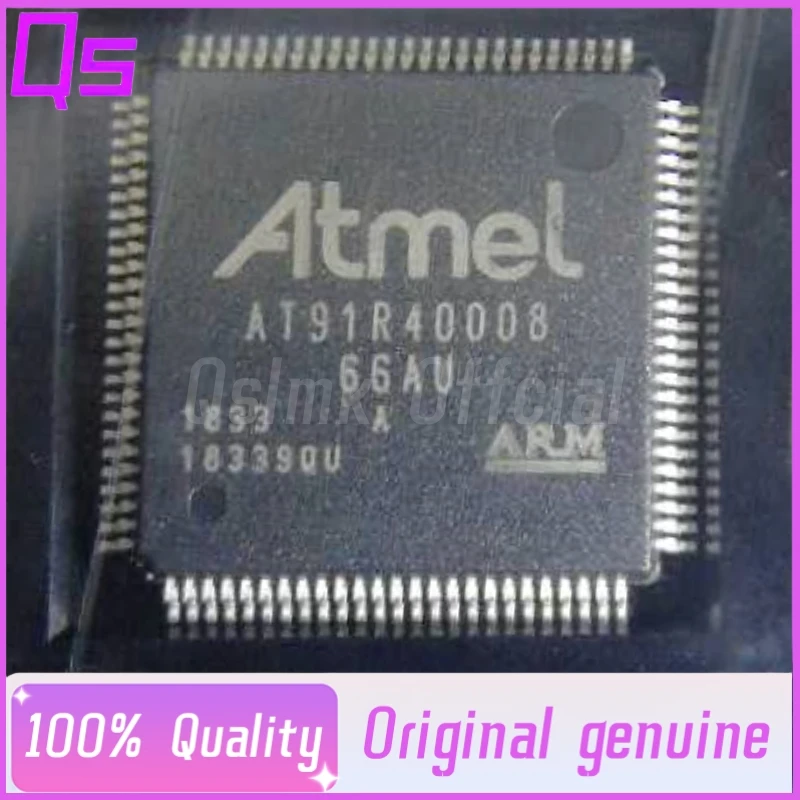 Singlechip QFP original, AT91R40008-66AU AT91R40008, novo