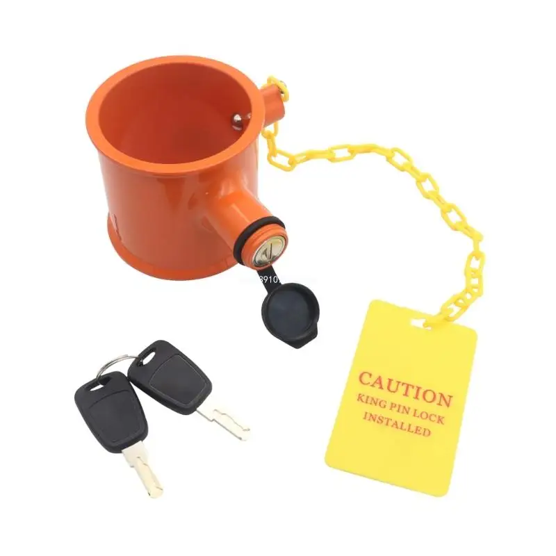 Visible Warning Lock Easy to Use Lock Aluminum Strong Lock for Various Trailers Dropship