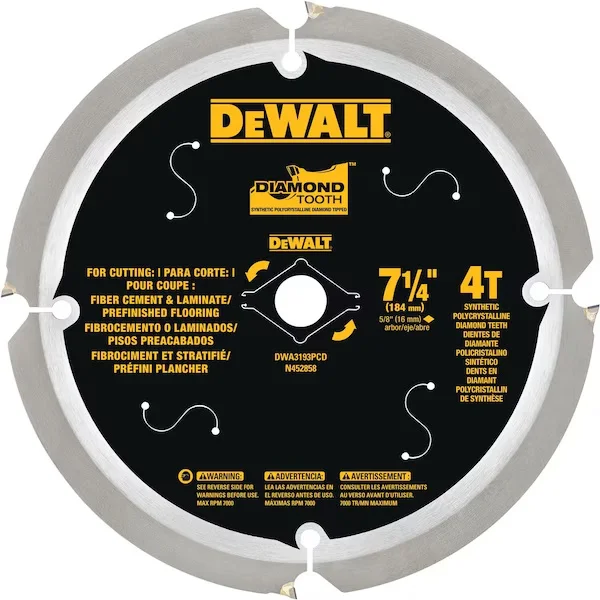 Laminate & Fiber Cement Saw Blades