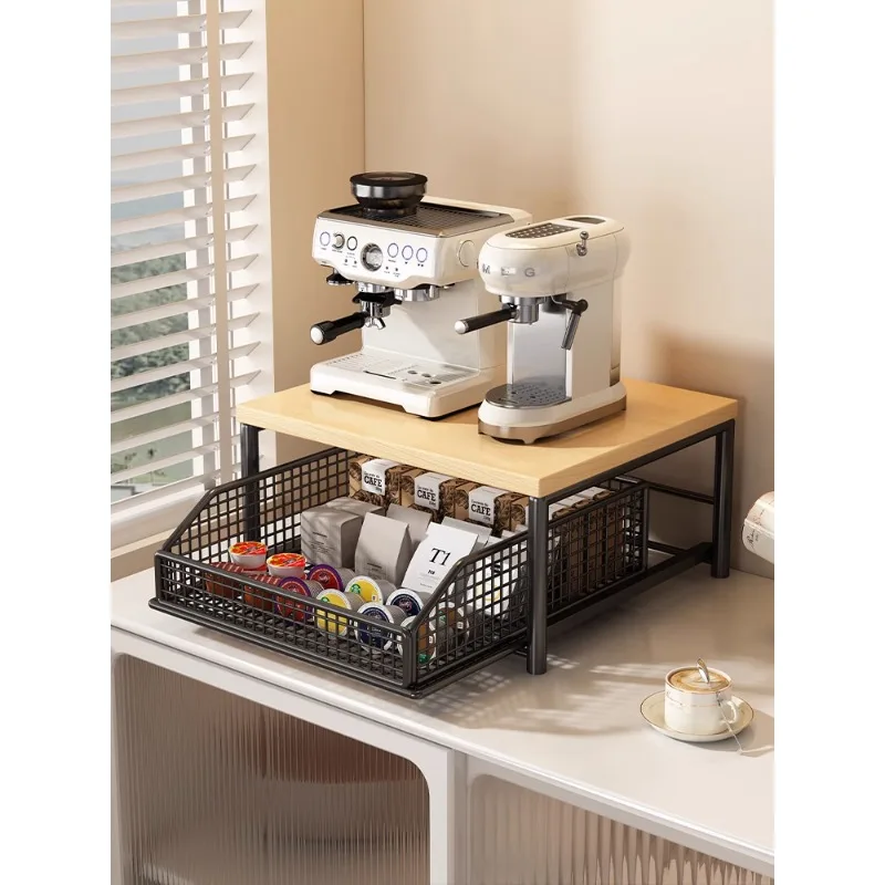 

Coffee machine rack Tabletop table Household water bar Coffee utensils Storage Coffee cup rack Cup holder