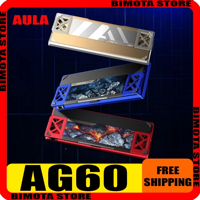 

Aula AG60 Magnetic Switch Keyboard 8000Hz RT0.01mm Gaming Keyboard Wired Customization All Aluminum Esports Game Specific Gifts