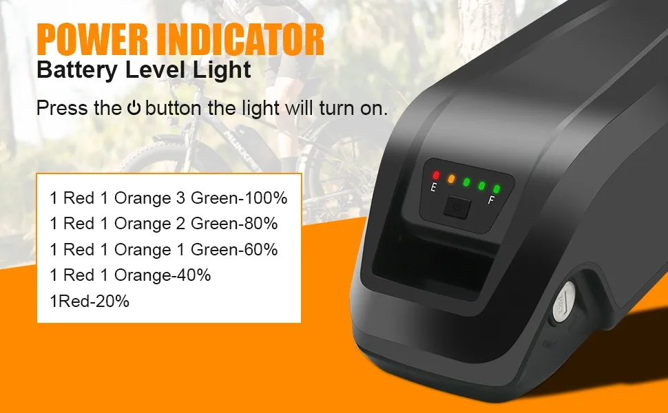 Ship from USA 48V E-Bike Battery Genuine / 5 Pin Hailong 36V 48V 52V 20Ah / 20000mAh 200W -1500W Electric Bicycle Bike Ebike 18650/21700 Lithium Battery Pack 40A BMS for Bafang BBS02 BBS03 BBSHD Motor With 2A Charger, XT60 Connector, USB Port and Base