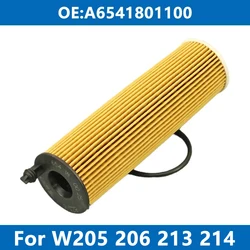 1/6/10PCS Car Oil Filter A6541801100 For Benz W205 W206 W213 W214 W222 W223 A180 B200 C200d E300 S350 GLA/B/C/E/S SPRINTER 2016-