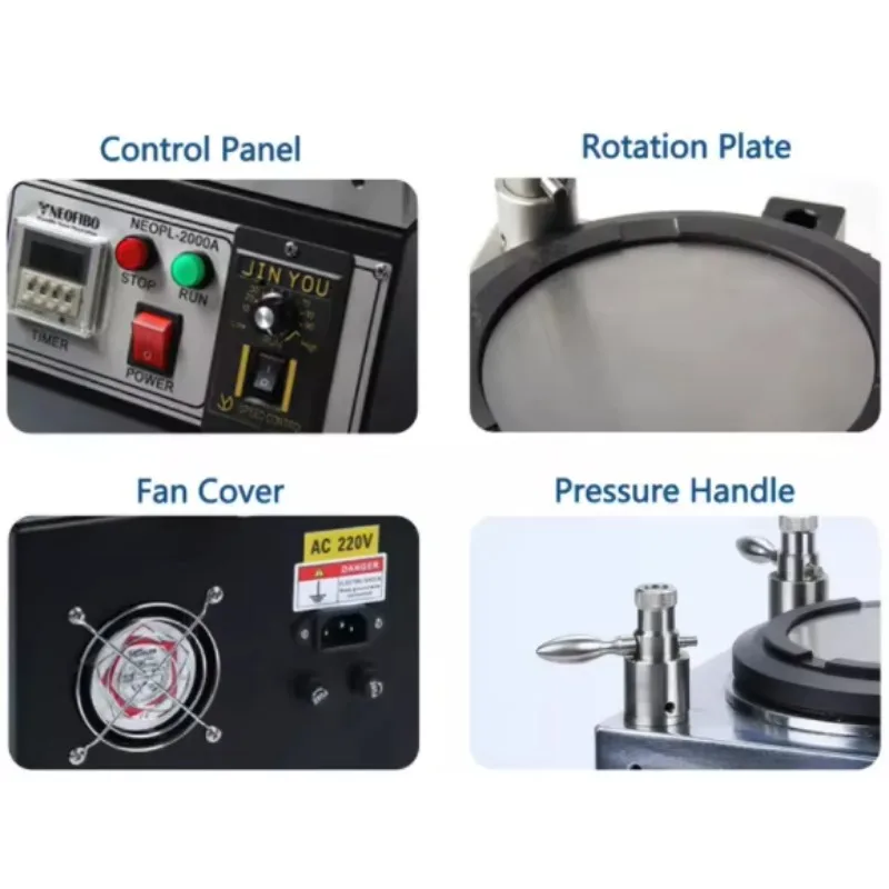 

Hot Cable Grinder Fiber Optic Pigtail Grinding Machine Fiber Patch Cord Making Fiber Optic Foursquare Pressure Polishing Machine