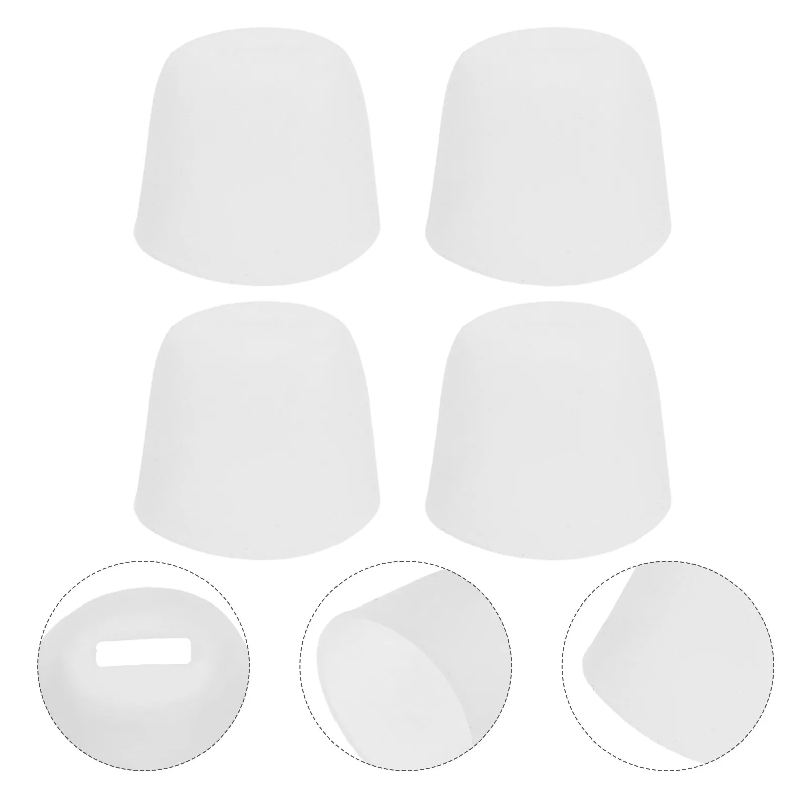 

4Pcs Silicone Ocarina Mouthpiece Protector for Ac Series - Custom Fit Flute Mouthpiece Sleeve Accessory for Musical