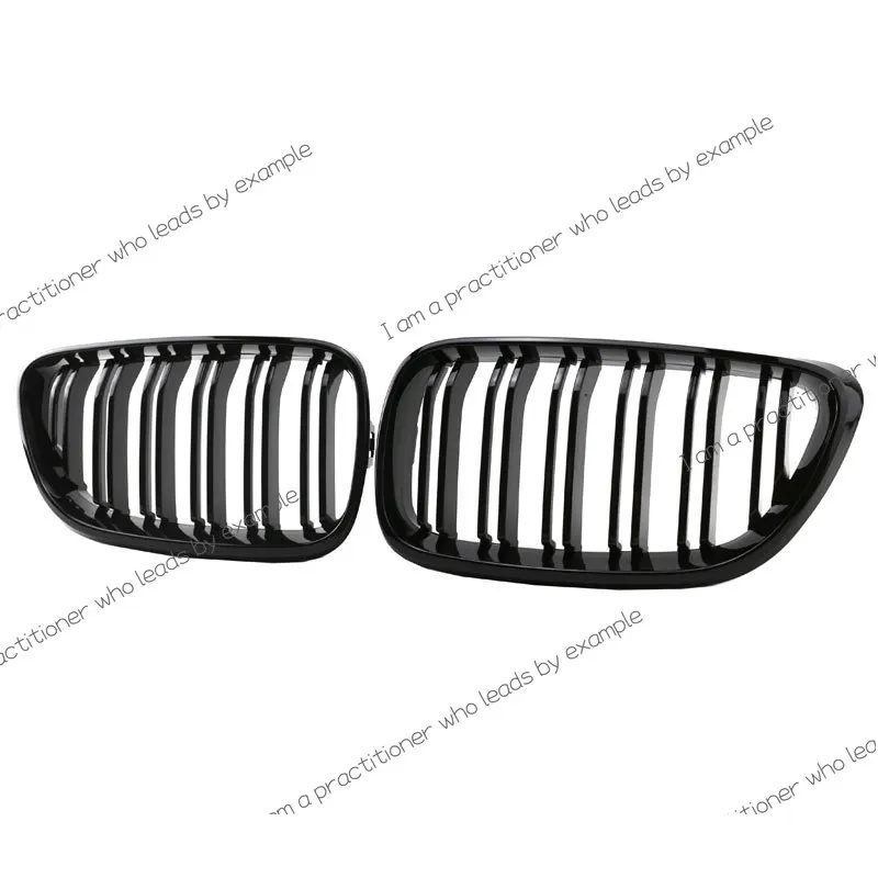 

For BMW 2 Series F22 F23 parallel bar gloss black grille 14-18 models