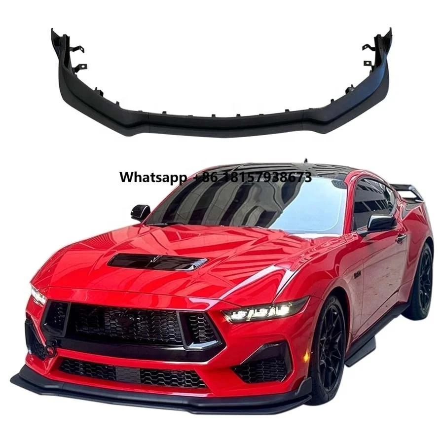 

For Ford Mustang Dark Horse Accessories Body Kits New MP Style Split Front Lip Bumper