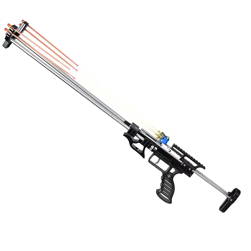 

Stainless Steel Aiming Bow Long Crossbow Scope Ufo Resin Hunting Shooting Laser Slingshot