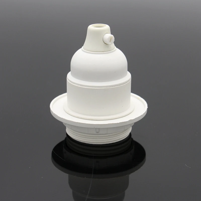 20/30/50 Pieces CE E27 Bakelite Lamp Holder Phenolic Lamp Socket Plastic E27 Fittings With Cord Grip