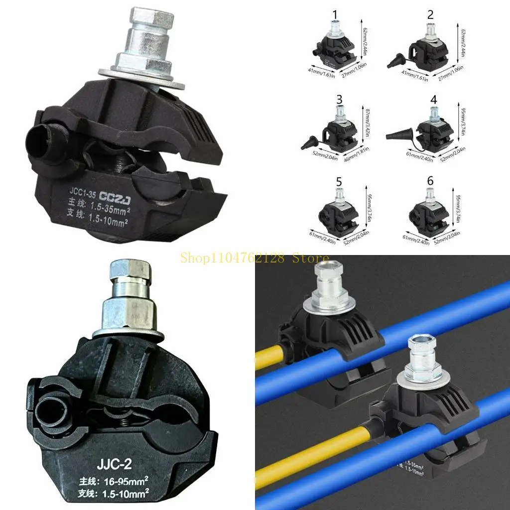 Durability Insulated Cable Piercing Connector With Corrosions Resistance Quick Splitter For Electrical Connection best sale