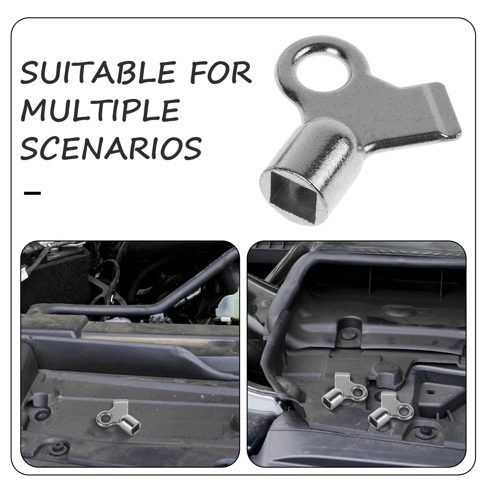

5pcs Exhaust Valve Key Radiator Bleed Square Hole Keys Water Gas Heater Plumbing Tools radiator valves socket keys meter box key