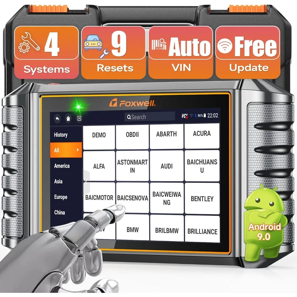 

NT716 OBD2 Scanner Bidirectional Control 9+ Resets Scan Tool ABS SRS Transmission Engine Diagnostic Code Reader WiFi