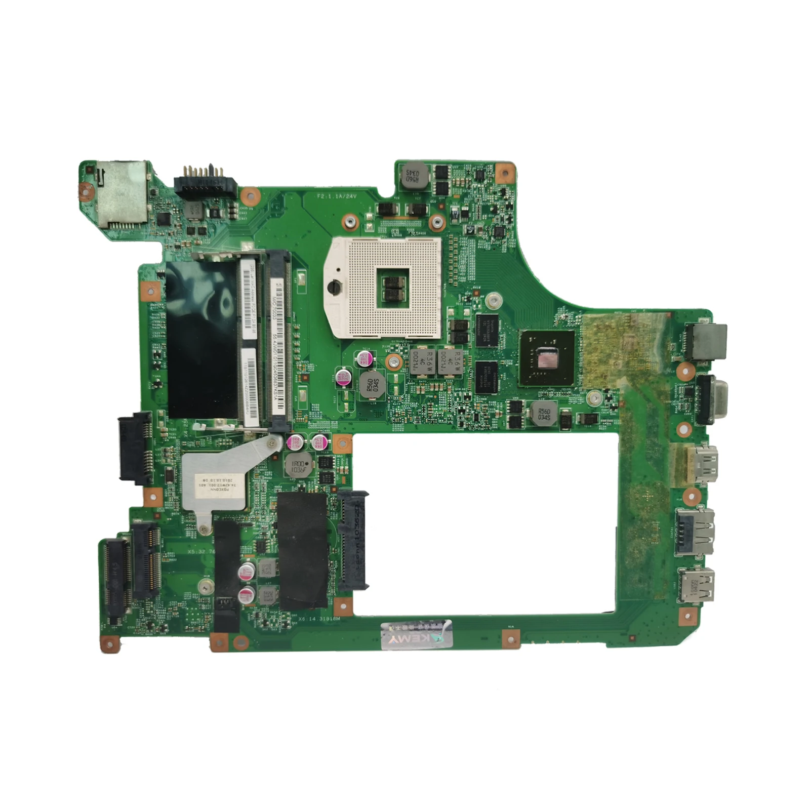 For Lenovo B560 Laptop Motherboard HM55 HD DDR3 10203-1 LA56 MB 48.4JW06.011 Integrated Graphics