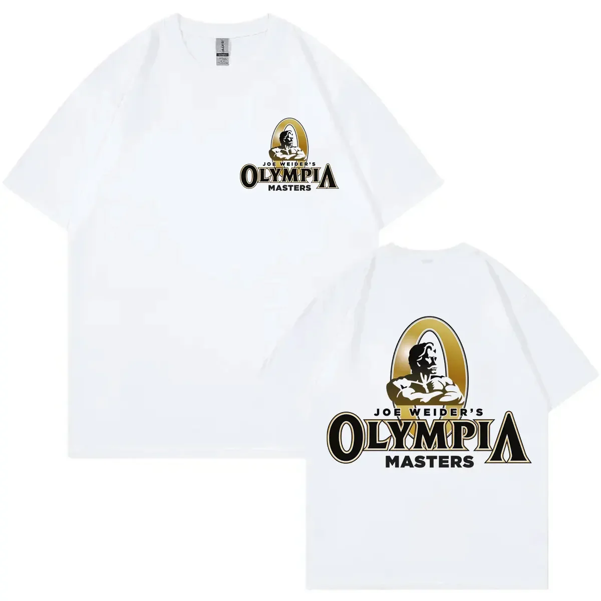 

Hot Sale Olympia Gym Fitness T-shirt Men Women Clothing High Street Fashion Trend T-shirts Summer Casual Loose Cotton T Shirt