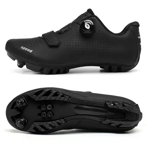 유니섹스 Mtb 신발 Zapatillas Ciclismo Mtb 남성 사이클링 운동화 신발 남성용 클리트 도로 산악 자전거 레이싱 여성 자전거 Spd