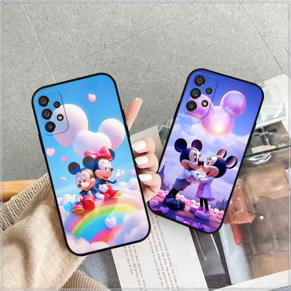 Disney Mickey Mouse Minnie Phone Case For Samsung Galaxy A52 A54 A53 A55 A51 A72 A71 A73 A90 A80 A42 A35 A34 A33 A32 A31 Cover