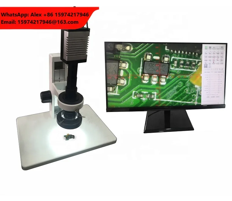 Trinocular Zoom Optical Stereo Fluorescence Microscope With Camera