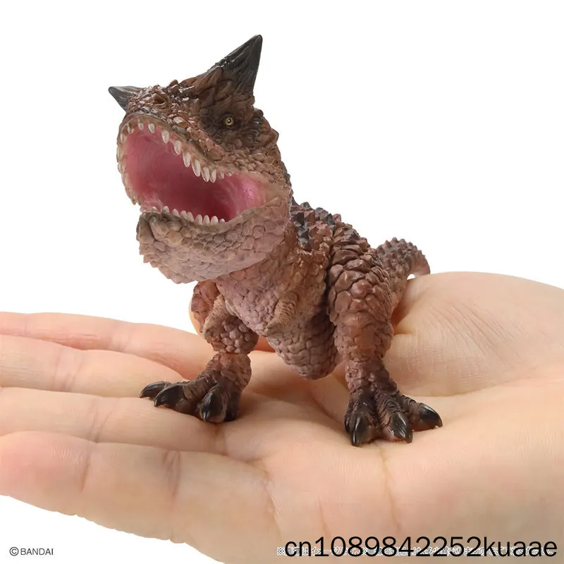 Bandai Mini Carnotaurus Dinosaur Model Realistic Prehistoric Animal Figurine Gashapon Collectible Desktop Ornament For Adult Toy view 2