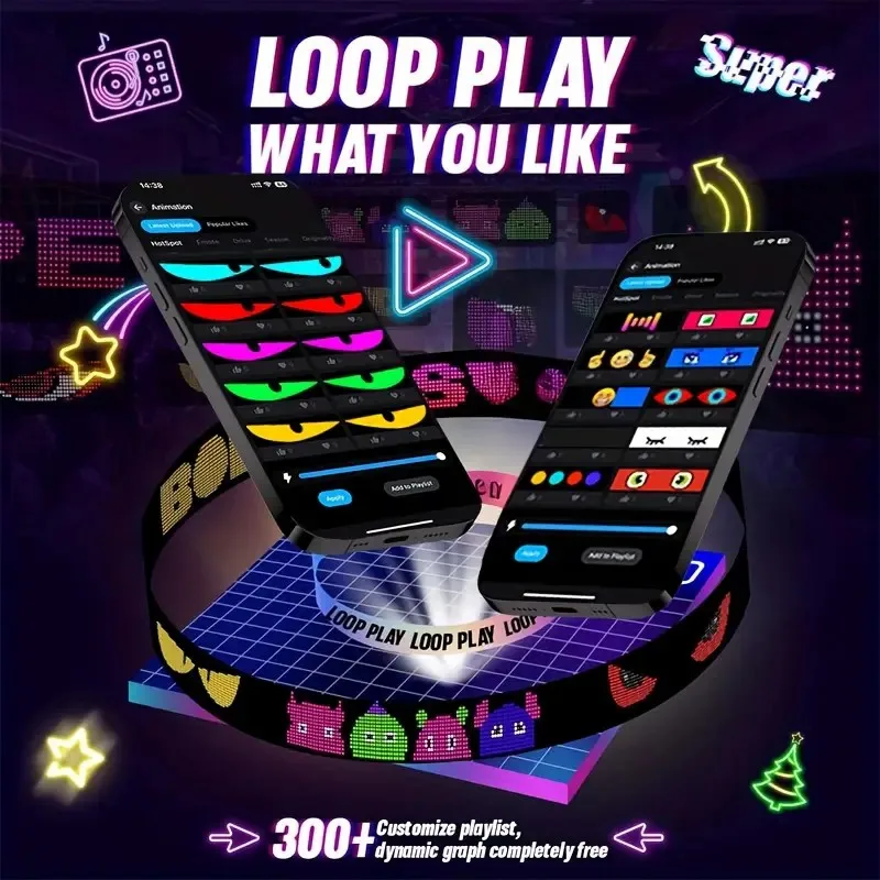 AI التحكم الصوتي عيون الشيطان نافذة السيارة شاشة عرض LED مرنة رقيقة جدا لوحة بكسل قابلة للبرمجة DIY تصميم التطبيق بلوتوث