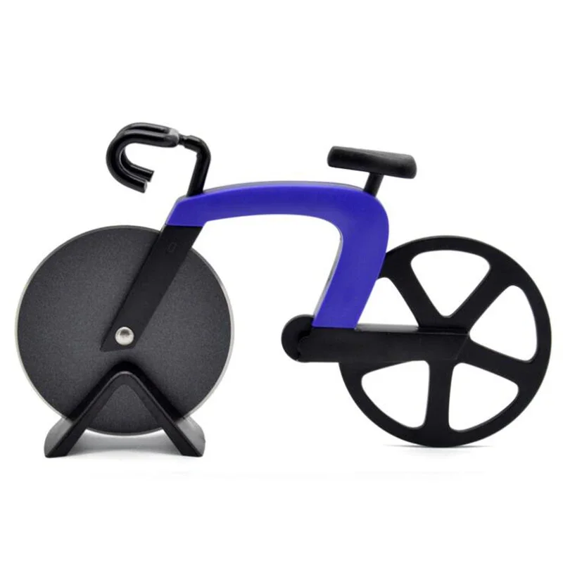 Stainless Steel Bicycle Pizza Cutter Wheel Bike Roller Pizza Chopper Slicer Pizza Cutting Knife Kitchen Tools