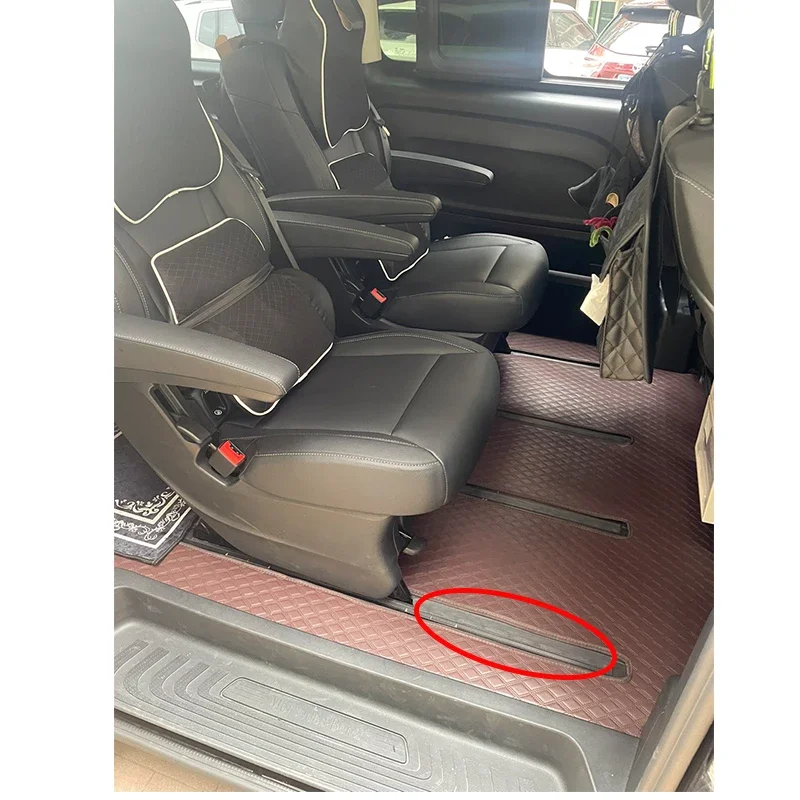 For Mercedes V260 Seat Rail Dust Cover Trim Rubber Car Interior Track Seal Strip AntiDirt Protector Premium Interior Accessories