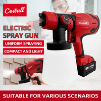 For Milwaukee 18V Battery Electric Spray Gun High Power Atomization Adjustable Shape 800ML Compact Paint Sprayer Airbrush Tool