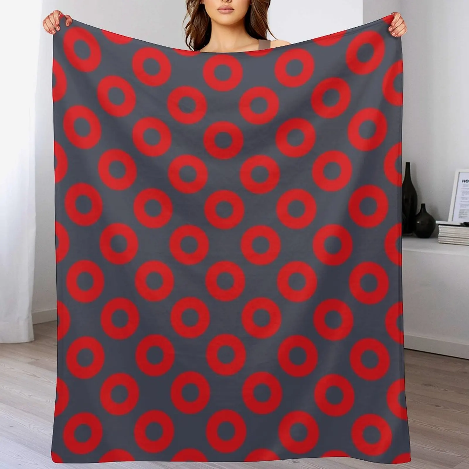 

Henrietta (Fishman) Donut Throw Blanket Thin Soft Blanket for Summer Night Sleeping
