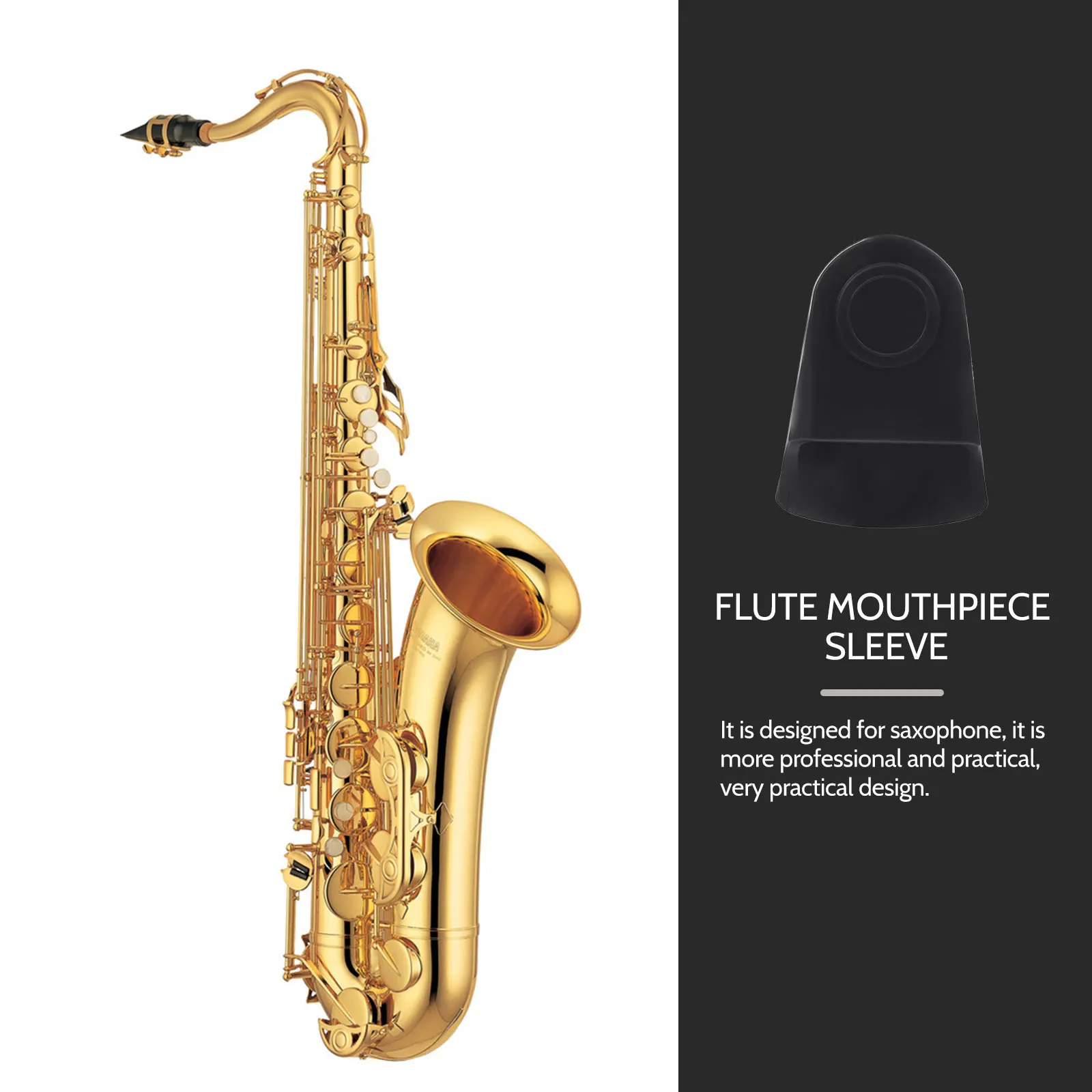 

Professional Saxophone Protector Cover Replace Old Broken Parts Polished Surface Safe Hands Sax Mouthpiece Protection Cover
