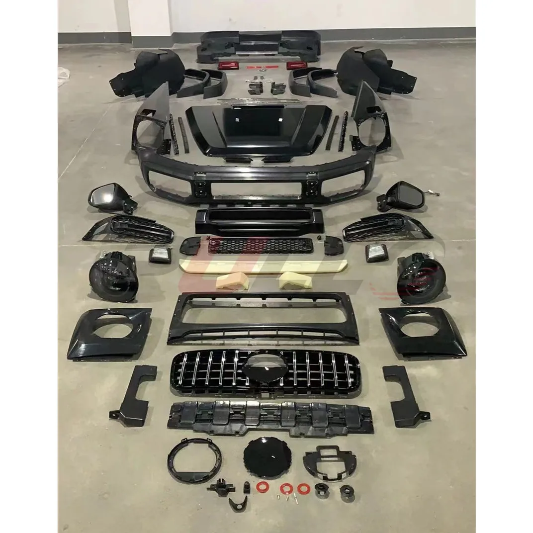 

High-quality goodsCar Bumpers for Mercedes Benz G Class W463 00-18 Upgrade to W464 G63 A-M-G with Hood Led Headlights Tail Light