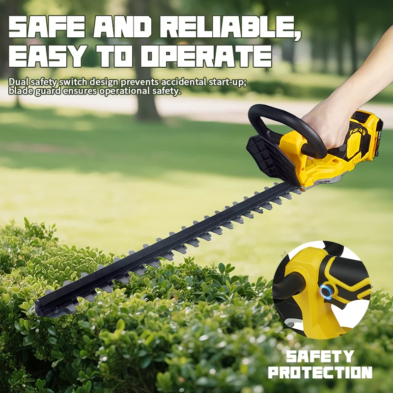 Garden Landscaping Hedge Pruner Trimmer Tool For  20V Battery Pin 20 Inch Electric Hedge Trimmer Lawn Mower