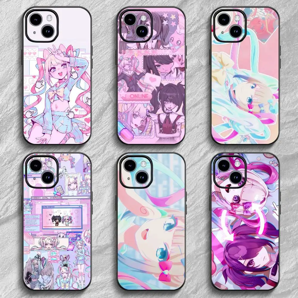 Needy Girl Streamer o-overload kangel coque de téléphone pour 17 12 13 14 15 16Pro Max mini classique Plus forte attraction magnétique