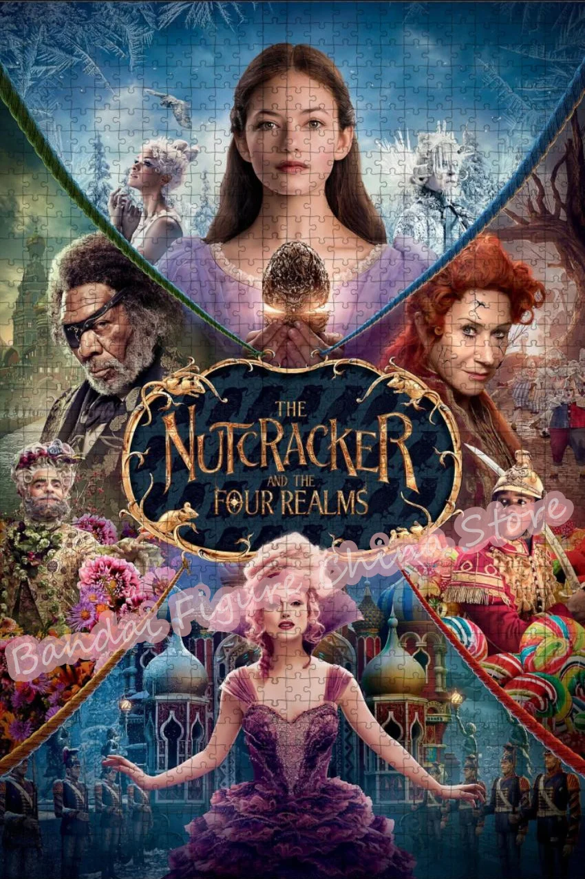 The Nutcracker and The Four Realms Disney Puzzle Cartoon Print Educational Intelligence Jigsaw Puzzles Kids Stress Relief Toys