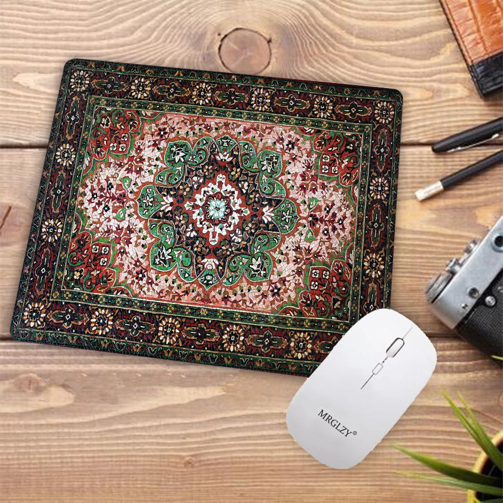 

Mouse Mats Persian Carpet Play Mats Desktop Laptop Accessories Office Deco Office Keyboard Mat Anti-slip Deskpad Mouse Pad