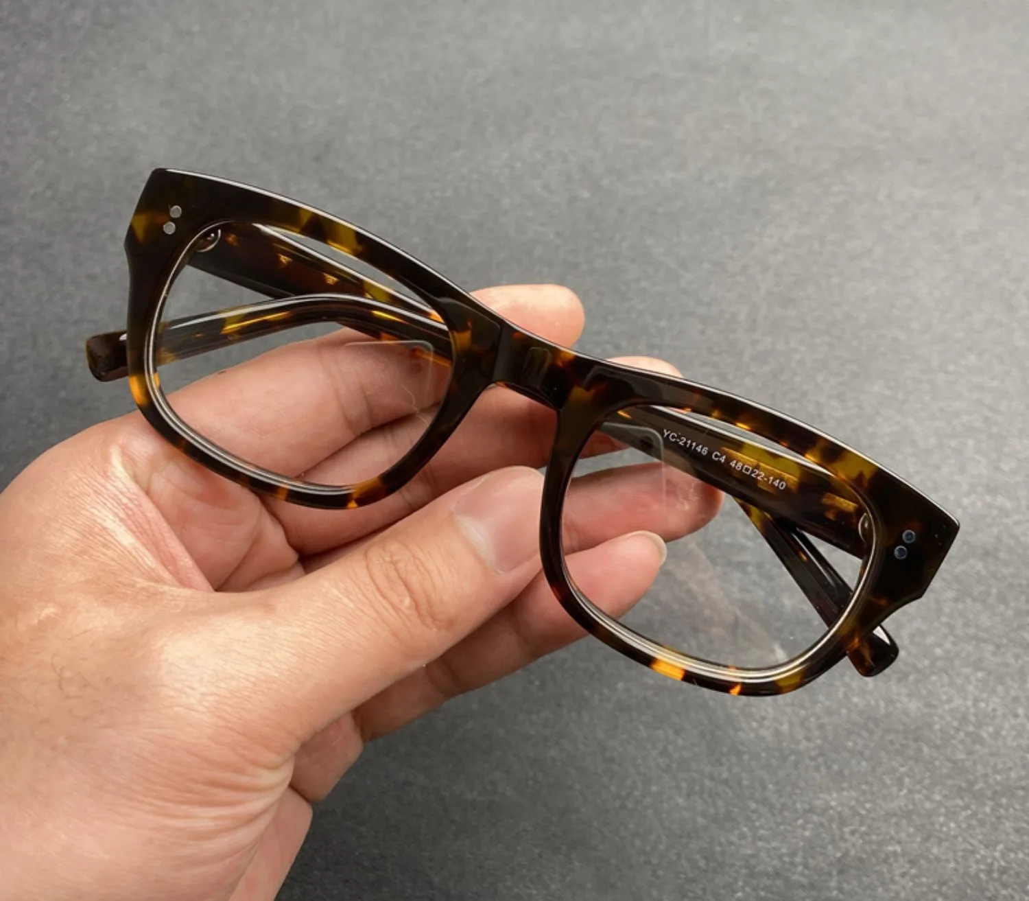 Japanese acetate sheet square frame glasses for men prescription optical myopia frames for women retro trend high quality