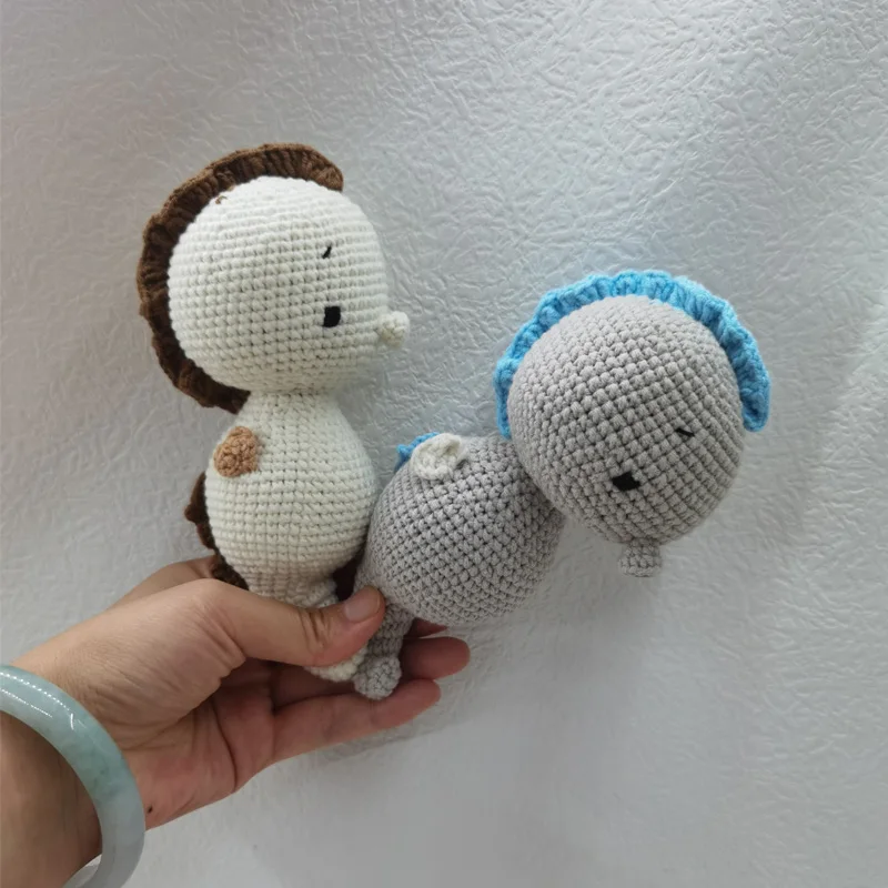 1 Stuk Baby Verpleging Schattige Cartoon Gehaakt Zee Paard Hanger Rammelaar Voor Baby Mobiele Kinderwagen Wieg Ring Accessoires Pasgeboren Grijpen Speelgoed