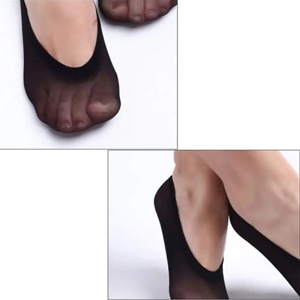 Women Secret Socks Silky Breathable Silicone Socks Anti-Slip Low Cut Invisible Summer Socks