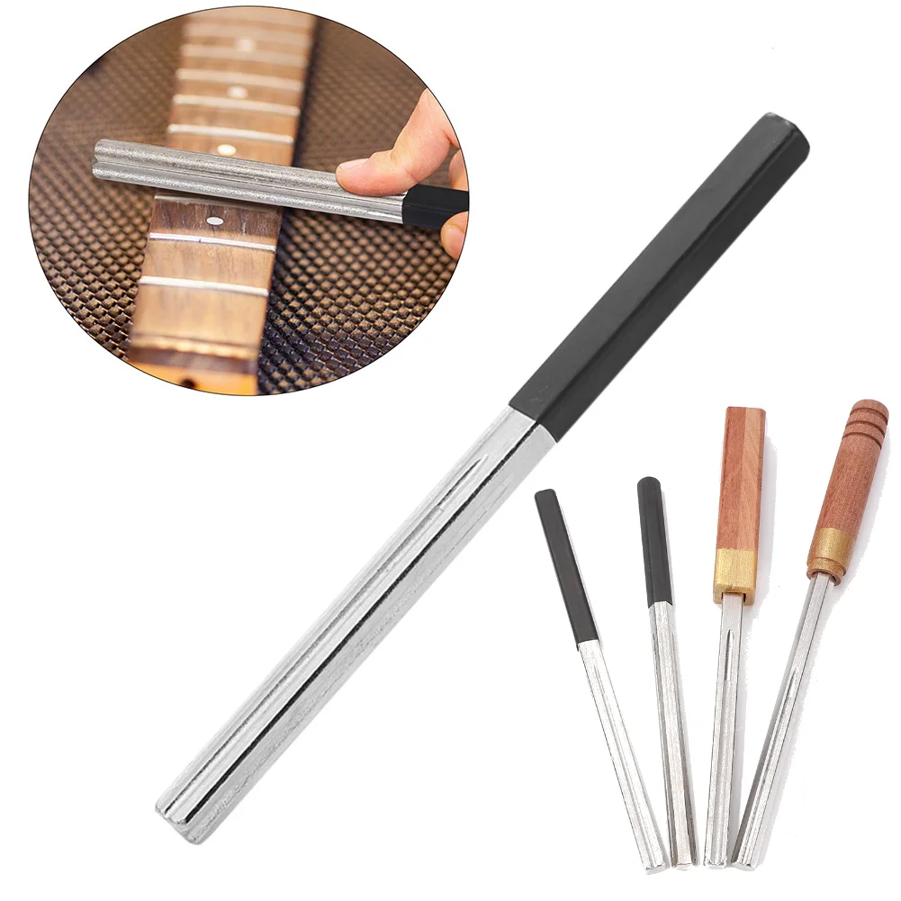 Guitar Fret Crowning File Stringed Instrument Fret Repairing Tools Fast Polishing Tool for Guitar Repair Maintenance