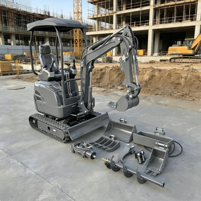 

1.5 Ton EPA Engine Mini Digger Portable Crawler Excavator for Farmland Maintenance Backyard Landscaping