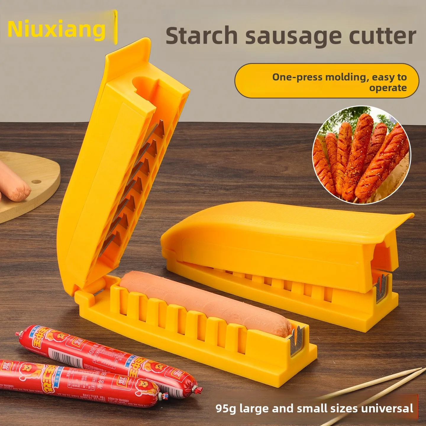 

Многофункциональный инструмент для нарезки колбасных изделий — интегрированный прокол и резка для торговых точек по продаже колбасных изделий