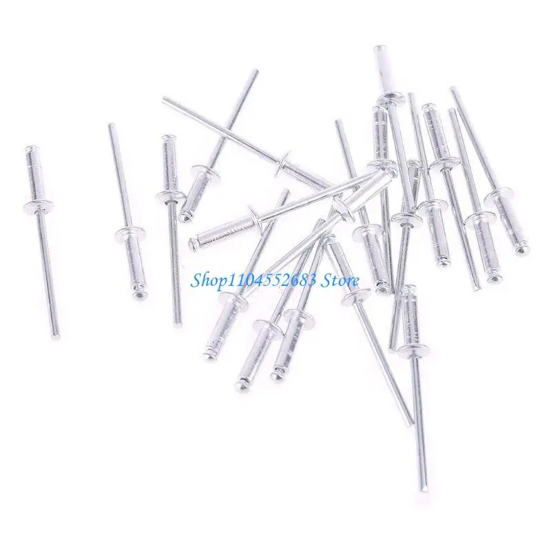 Y6GD 120 قطعة من المسامير العمياء المصنوعة من الألومنيوم معدنية خفيفة التحمل لبرشام البوب الأساسية #3