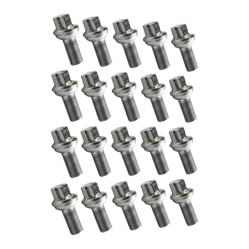 20PCS Wheel Lug Bolt 0009905107 For Mercedes-Benz For C-Class For E-Class For S-Class For CL For SLK For GLK For W204 W211 W212