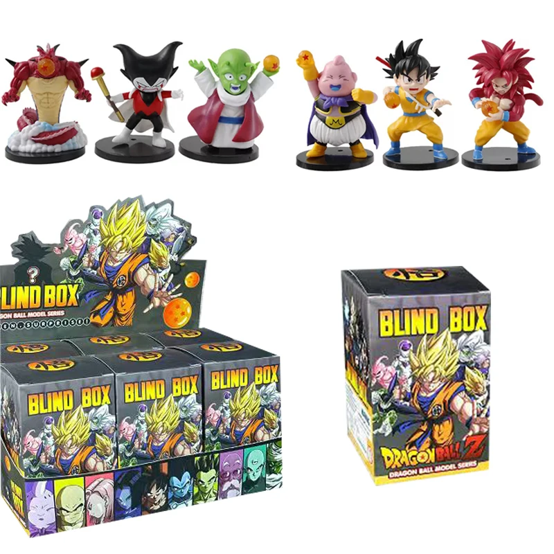 

2026 Dragon Ball Figures Saiyan Goku Mini Anime Figure 6 Styles Toys Anim Models For Children's Birthday Gift Car Decoration