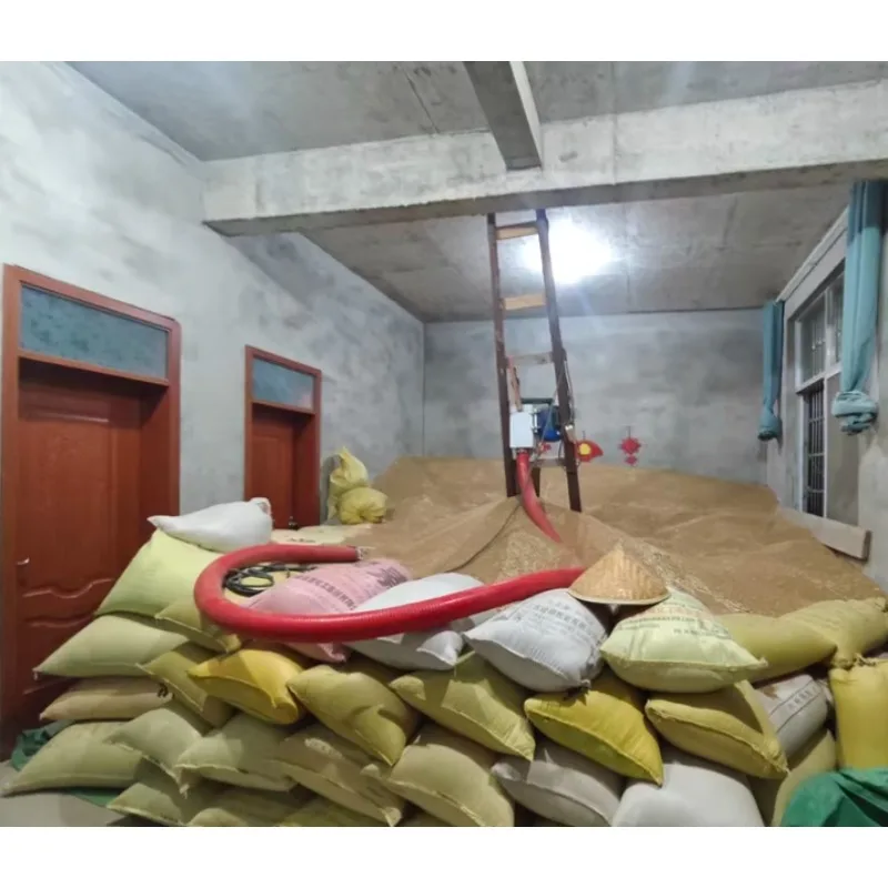 آلة شفط الحبوب الهوائية المثبتة على السيارة، آلة شفط الحبوب المرنة