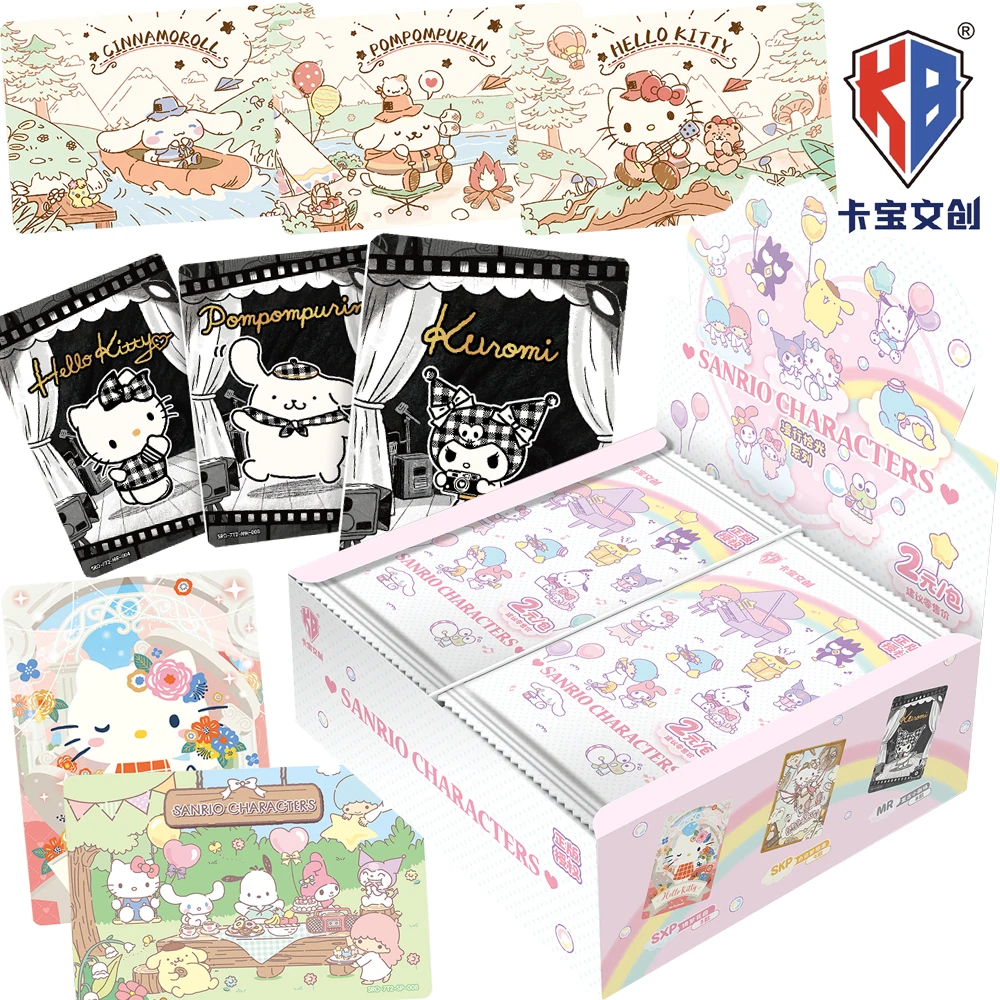 新しい本物の KABAO サンリオ コレクションカード子供向け日本の漫画スター夢のような美しい時間の旅ポラロイドカードギフト